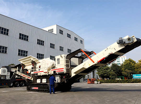 Wotetrack履帶式移動(dòng)破碎站，助力建筑垃圾資源化利用!
