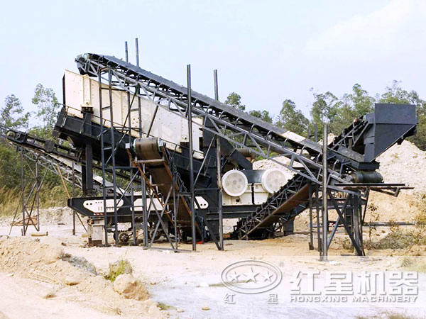 廣州移動(dòng)破碎站現(xiàn)場